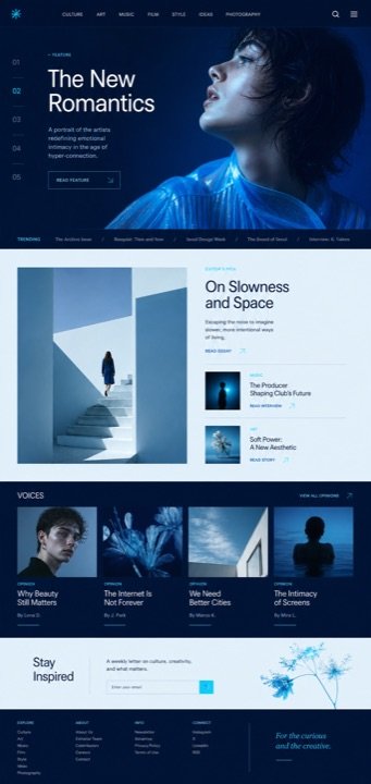 Creative website design
